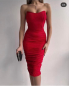 Preview: Bandeau Stiftkleid Hatce rot