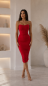 Preview: Bandeau Stiftkleid Hatce rot