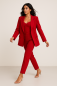 Preview: WOW - Dreiteiler Blazer - Oberteil - Hose - Rot
