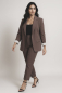 Preview: Blazer und Hose Set braun