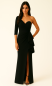 Preview: Abendkleid Dilber   Oneshoulder schwarz