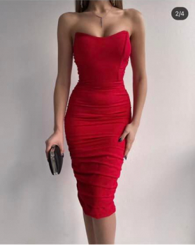 Bandeau Stiftkleid Hatce rot