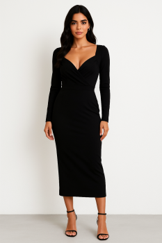 Midikleid black kiss