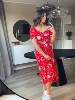 Sommerkleid  Lale rot