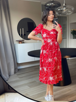 Sommerkleid  Lale rot