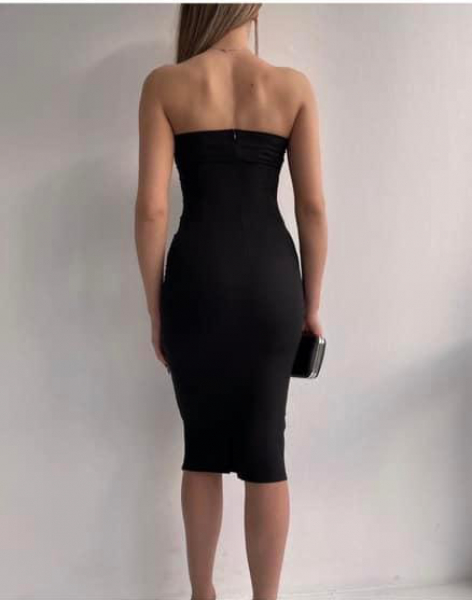 Bandeau Stiftkleid Hatce schwarz