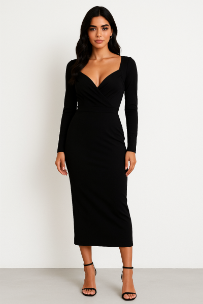 Midikleid black kiss