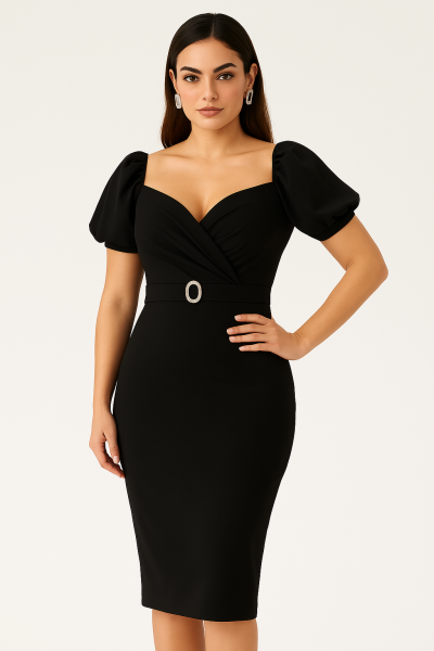 Stiftkleid Adel schwarz