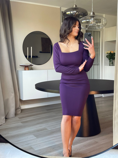 Stiftkleid Mine lila
