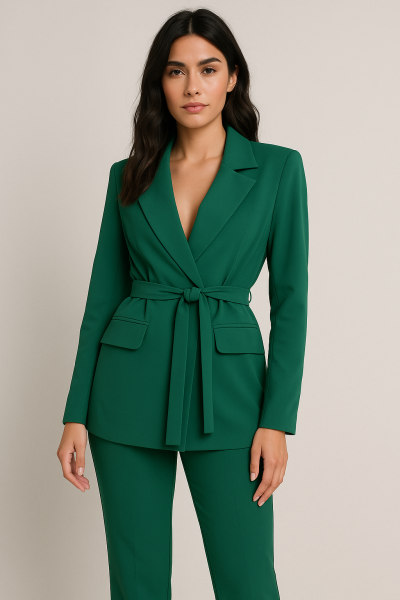 Zweitiler Blazer Hose grün