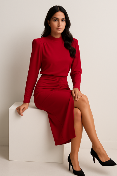 Kleid Jana rot